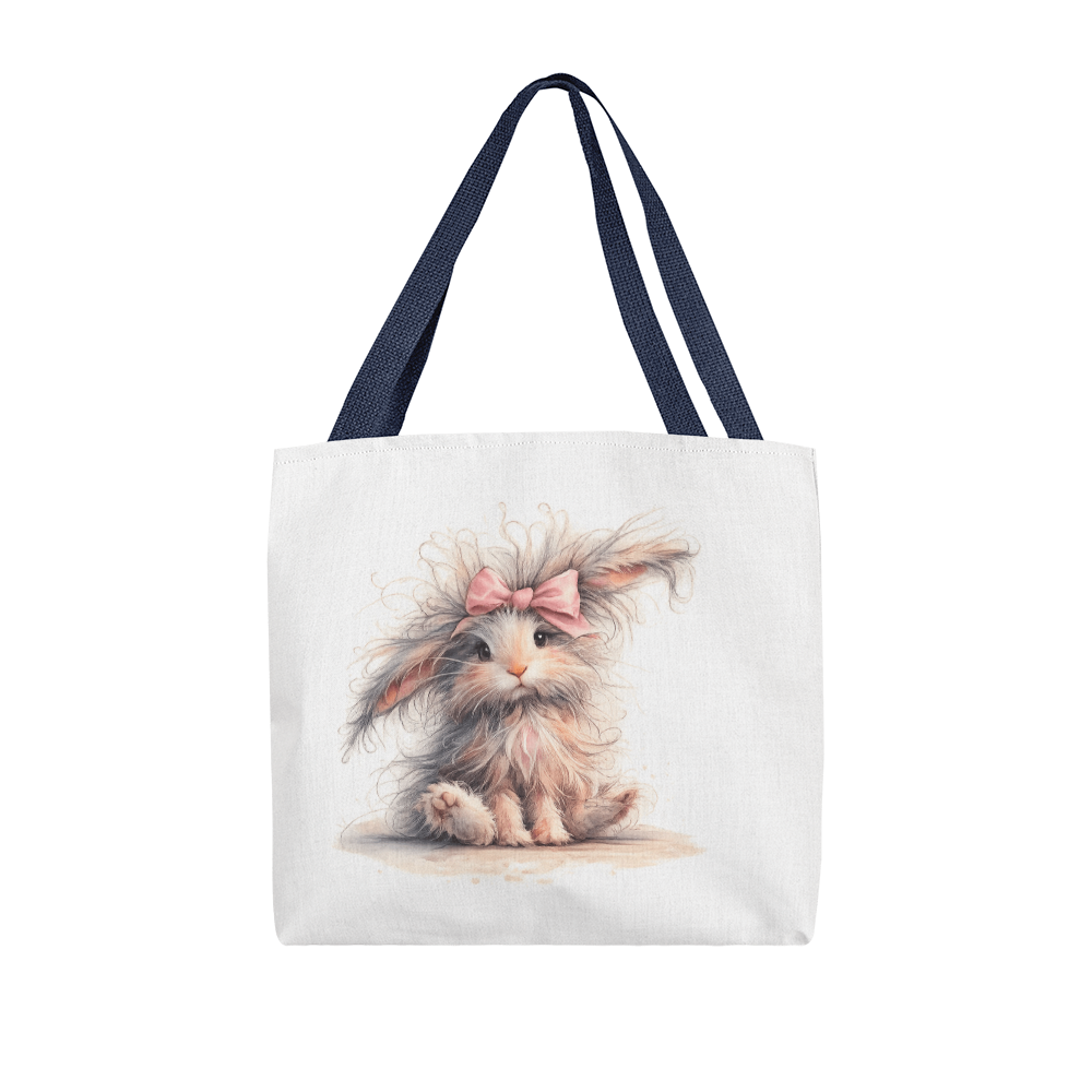 Adorable Rabbit Classic Tote Bag - Double-Sided Printed Design