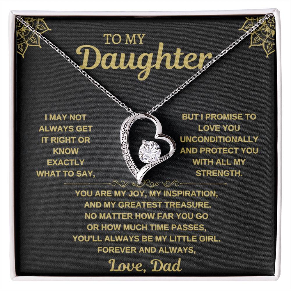 Forever Love Necklace for Daughters - Symbol of Eternal Bond