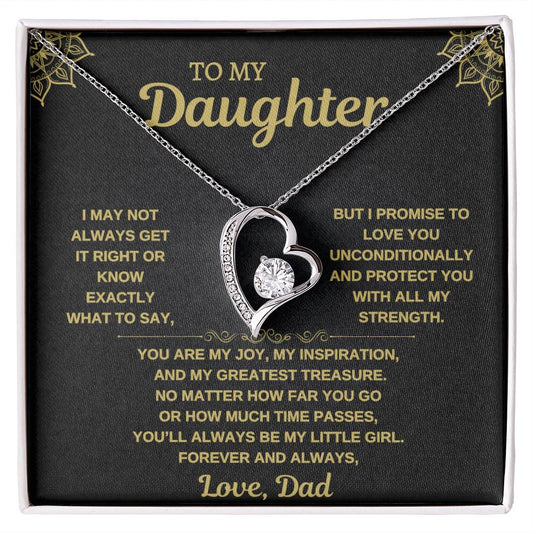 Forever Love Necklace for Daughters - Symbol of Eternal Bond