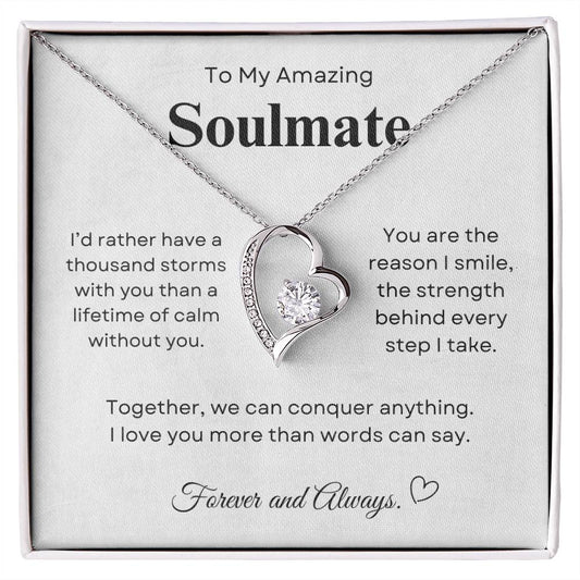 Soulmate Forever Love Necklace - Symbol of Eternal Bond :WMC