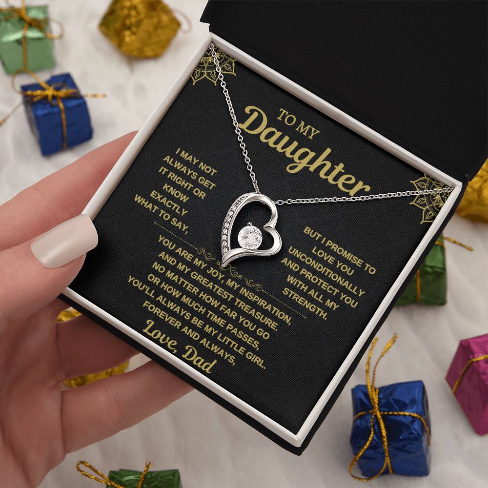 Forever Love Necklace for Daughters - Symbol of Eternal Bond