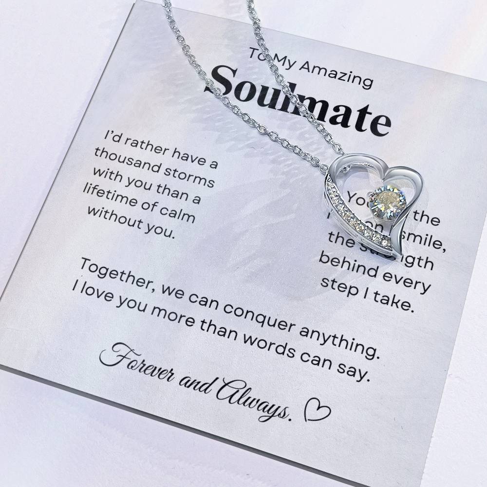 Soulmate Forever Love Necklace - Symbol of Eternal Bond :WMC