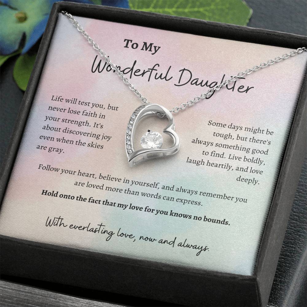 Forever Love Necklace for Daughters - Symbol of Eternal Love /3P