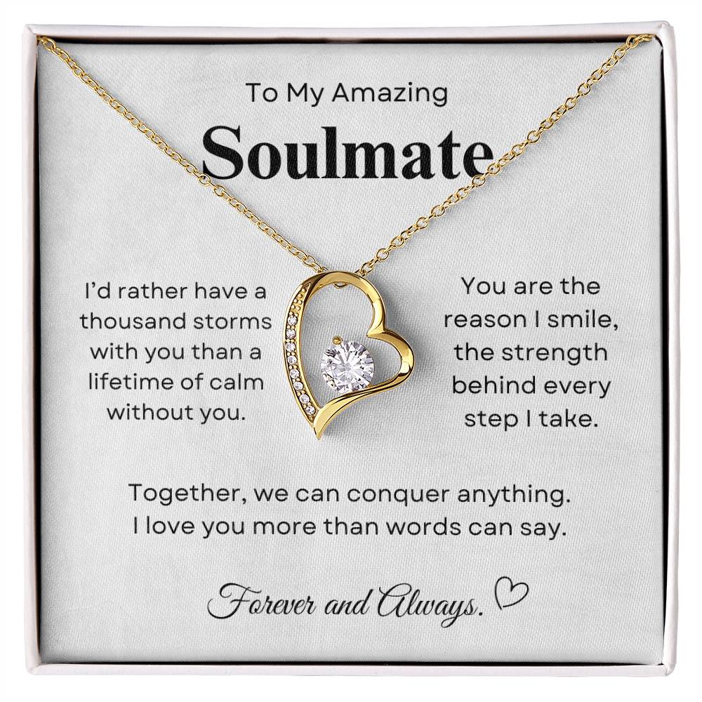 Soulmate Forever Love Necklace - Symbol of Eternal Bond :WMC