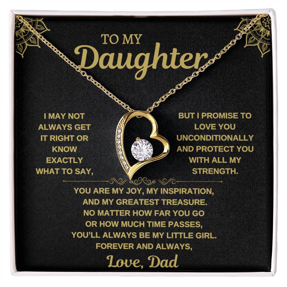 Forever Love Necklace for Daughters - Symbol of Eternal Bond