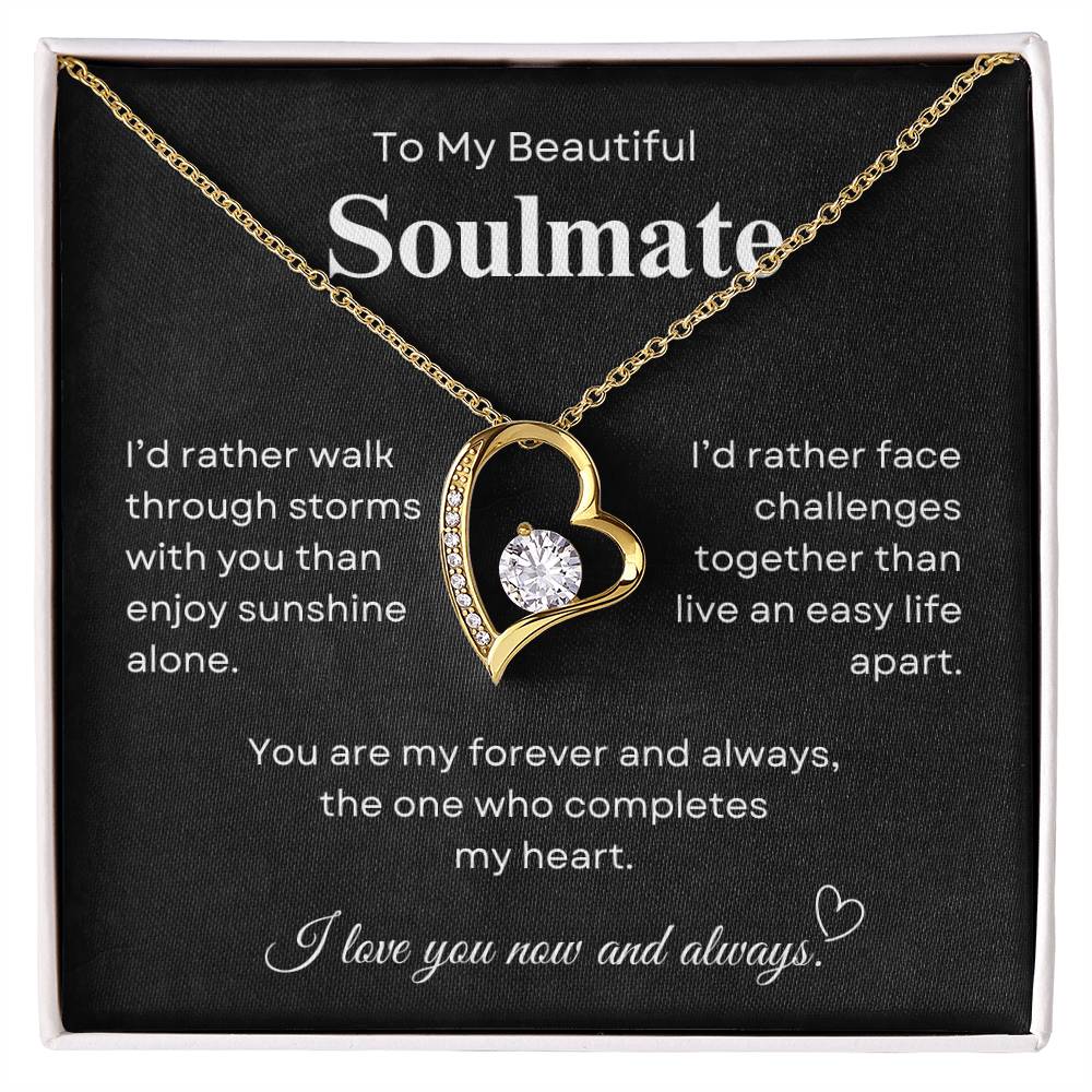 Eternal Love Necklace for Soulmate - Symbol of Forever Love - BMC