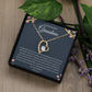 To My Beautiful Grandma Forever Love Necklace – Heartfelt Gift for Grandmothers