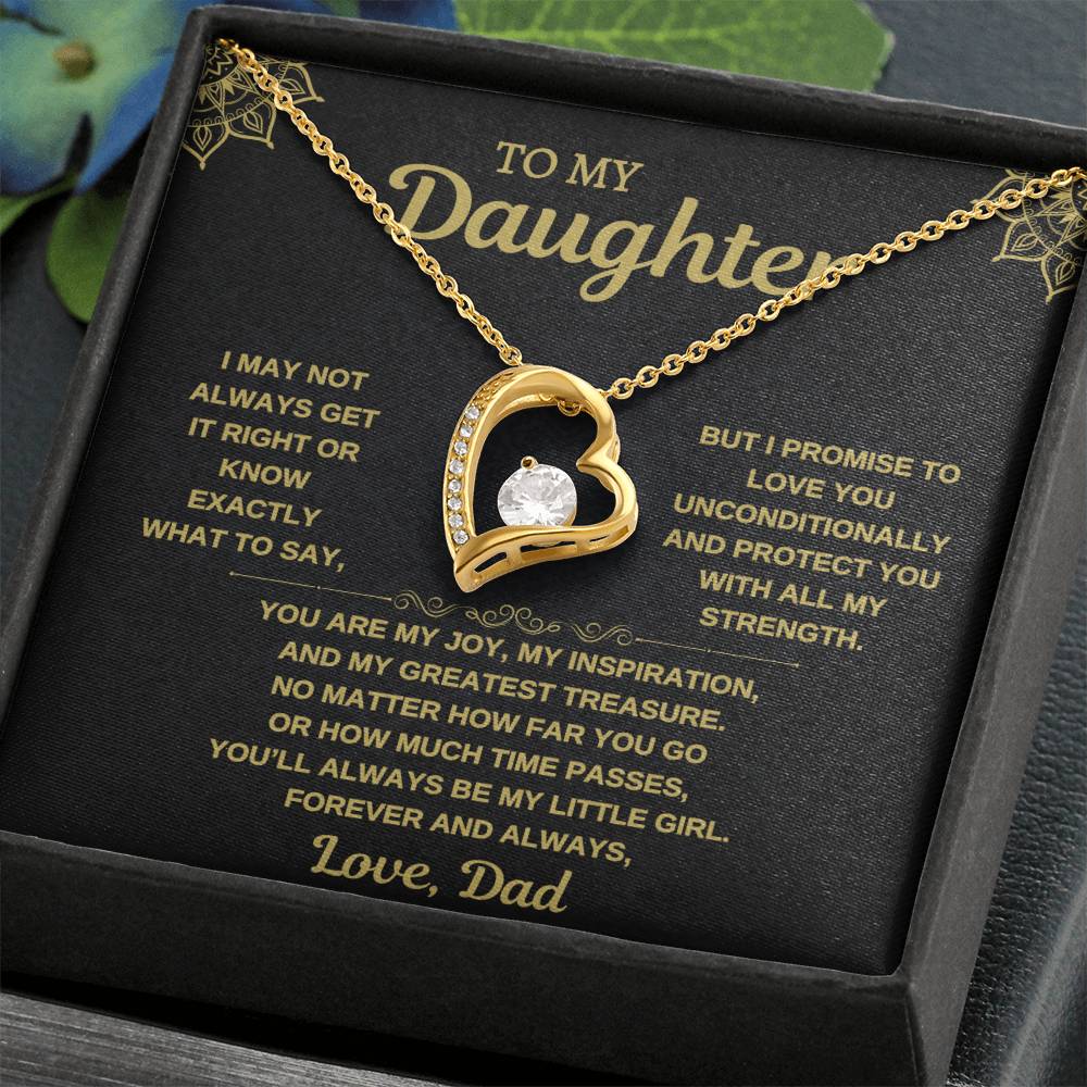 Forever Love Necklace for Daughters - Symbol of Eternal Bond